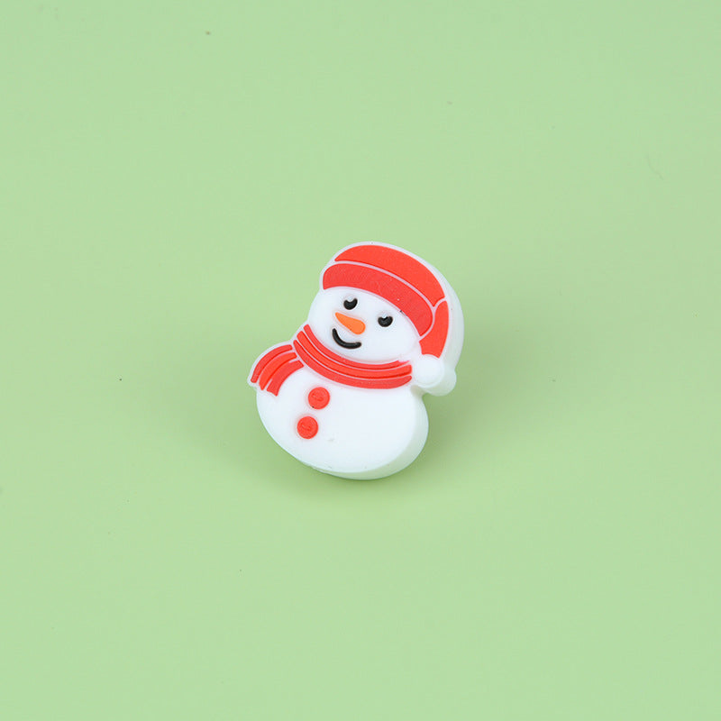 Wholesale 10PCS Christmas Silicone Beads